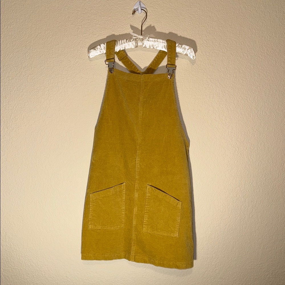 Altar'd State Mustard Corduroy Overalls
